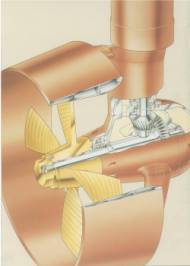 Drawing of a thruster - click to enlarge