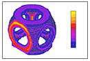 Computer simulation of a metal cast